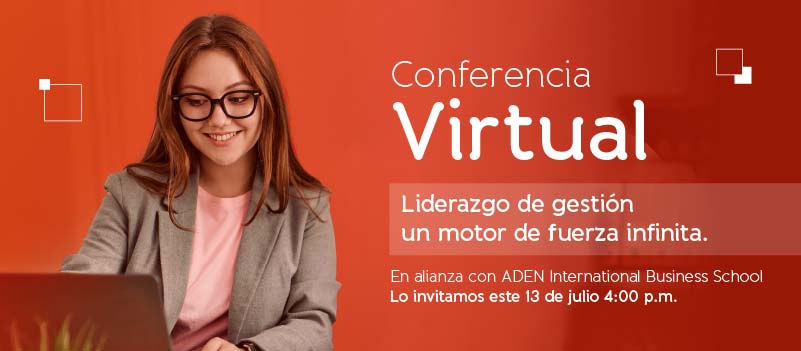 Invitación conferencia Liderazgo y gestión, un paso para el éxito empresarial 